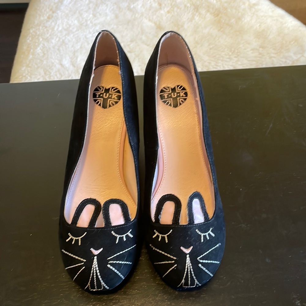 TUK brand Bunny face low heels, animal shoes